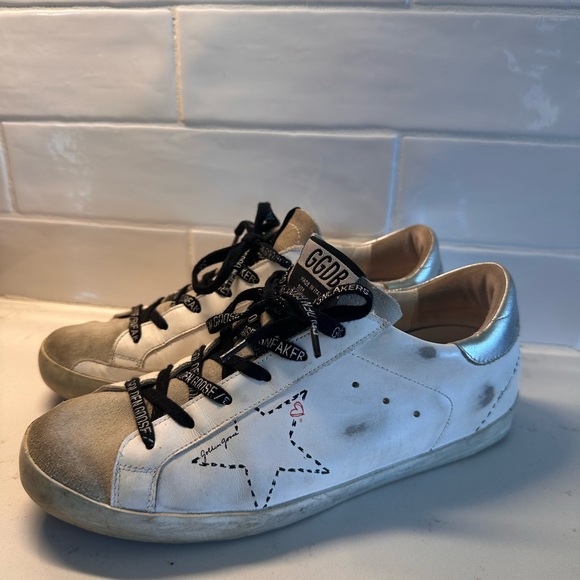 Golden Goose White Men's Sneakers - Picture 3 of 7